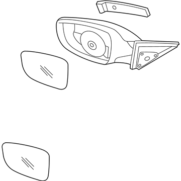 Hyundai 87620-2V330 Mirror Assembly-Outside Rear View, RH