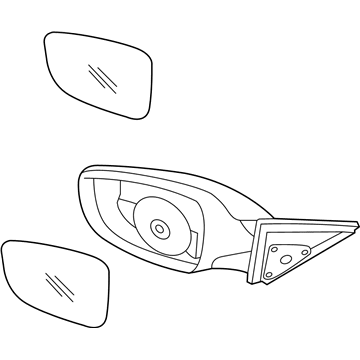 Hyundai 87620-2V520 Mirror Assembly-Outside Rear View, RH