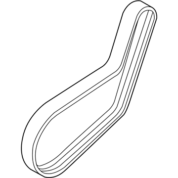 Hyundai 25212-2G652 Ribbed V-Belt