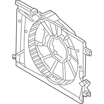 Kia 25350D2000 SHROUD-Radiator