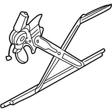 Kia 0K55259560H Regulator Assembly, Window