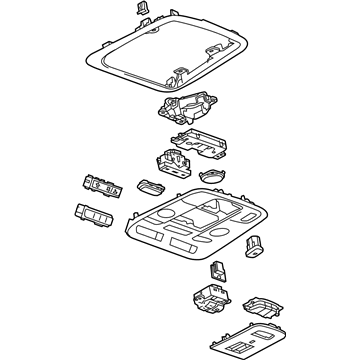 GM 23196999 Overhead Console