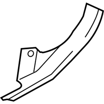 BMW 51-47-7-146-345 Door Sill Strip Rear Left