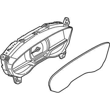 Ford FP5Z-10849-AA Cluster Assembly