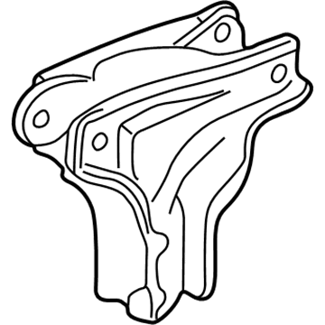 Honda 50827-S10-000 Bracket, RR. Engine Mounting