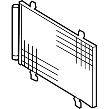 Lexus 88460-50240 CONDENSER Assembly