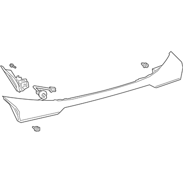 Lexus 81580-76161 Lamp Assembly, RR