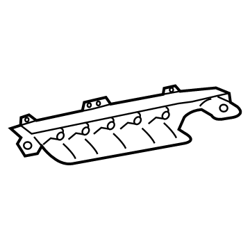 Toyota 55950-12330 Defroster Nozzle