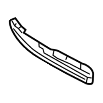 Lexus 67865-50011 Weatherstrip, Front Door, No.3 RH