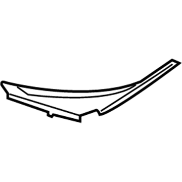 GM 23404977 Cowl Grille Side Extension