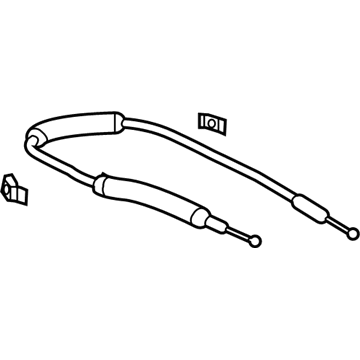 Acura 74140-T3R-A00 REMOTE WIRE, HOOD