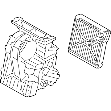 BMW 64-11-6-827-062 Empty Housing, Heater - A/C W/Evaporator