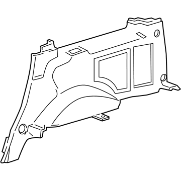 Ford YL1Z7831012BAC Quarter Trim Panel