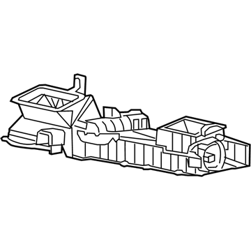 GM 89018336 Case, Heater & A/C Evaporator & Blower Upper