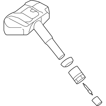 Infiniti 40700-4GA0B Tire Pressure Monitoring Sensor Unit