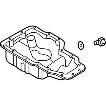 Kia 215102E023 Pan Assembly-Engine Oil