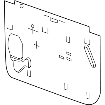 GM 21996546 Water Deflector