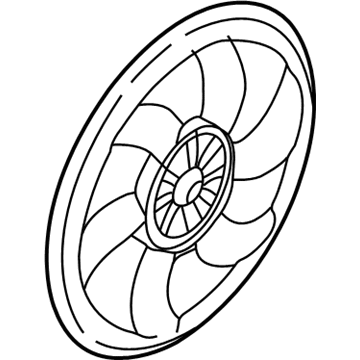 Kia 2523138000 Fan-Cooling