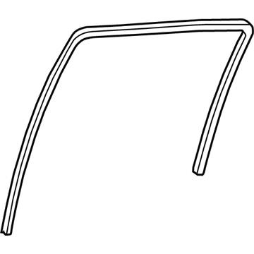 GM 15018503 Weatherstrip Asm-Rear Side Door Window <Use 1C5K