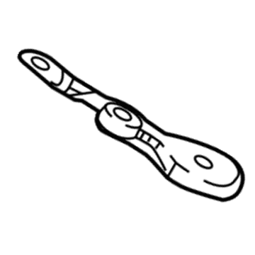 Honda 50266-TZ5-A01 Stay, FR. Sub-Frame Mounting (FR. L.)