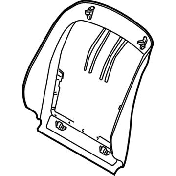 BMW 52-10-7-015-655 Vinyl Rear Panel