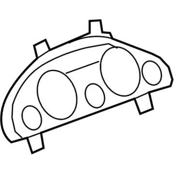 GM 25801197 Instrument Panel Gage CLUSTER