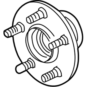 Mopar 4509767 Rear Wheel Hub
