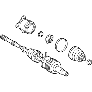 Toyota 42340-48110 Axle Assembly