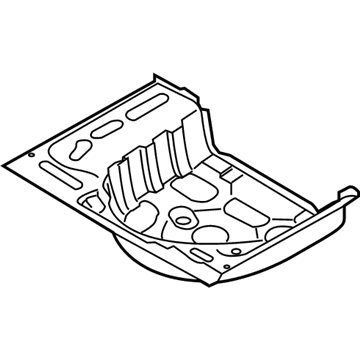 Kia 65513H9000 Panel Assembly-Rear Floor