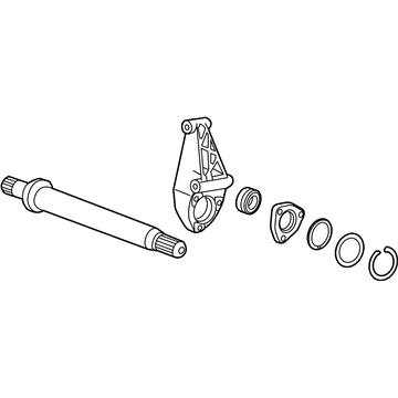 GM 20997750 Front Wheel Drive Intermediate Shaft Assembly