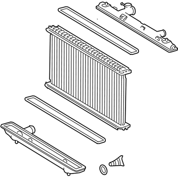 Toyota 16400-0H240 Radiator Assembly