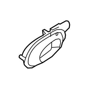 Kia 82620G5000 Inside Door Handle Assembly, Right