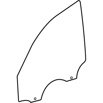 BMW 51-33-7-060-263 Door Window, Front Left