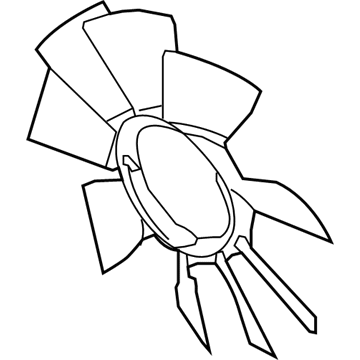 Ford LC3Z-8600-A Fan Blade