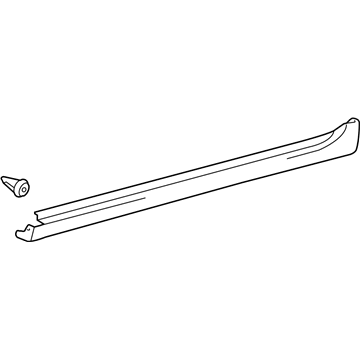 Toyota 75860-33030-E0 Rocker Molding