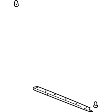 Acura 74121-SEA-000 Rubber, Hood Seal