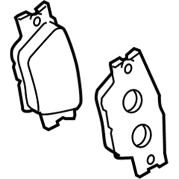 Toyota 04466-42060 Rear Pads