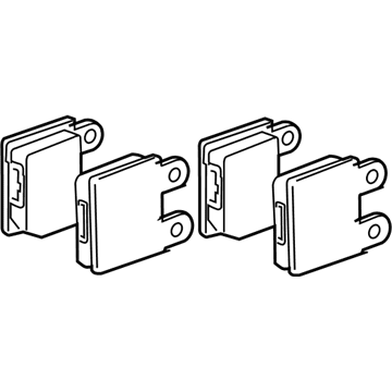 Lexus 04466-30161 Rear Disc Brake Pad Kit