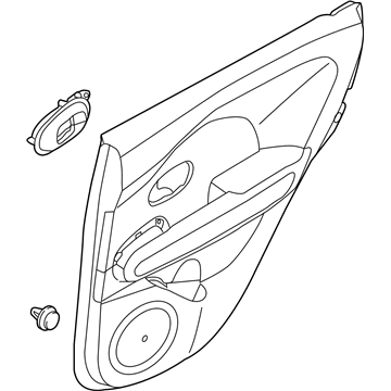 Kia 83305G5010EE1 Panel Assembly-Rear Door