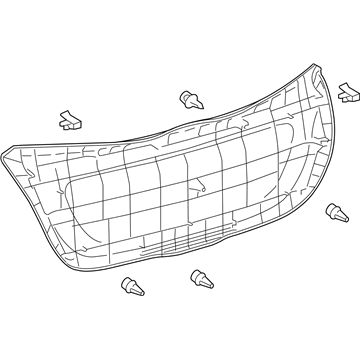 Toyota 67751-0D040-C0 Lift Gate Trim