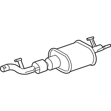 Mopar 5119752AA MUFFLER-Exhaust