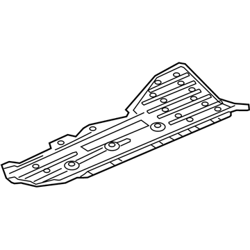 Honda 74656-TBA-A00 Under Cover L, FR