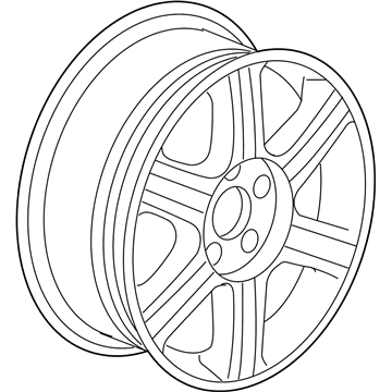 Mopar 4743712AA Black Wheel