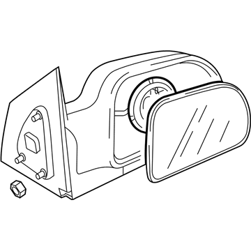 Hyundai 87620-2E420-CA Mirror Assembly-Outside Rear View, RH