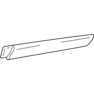 Hyundai 87732-26500 Garnish Assembly-Rear Door RH