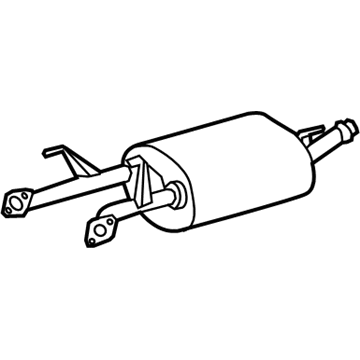 Toyota 17420-0F031 Center Exhaust Pipe Assembly