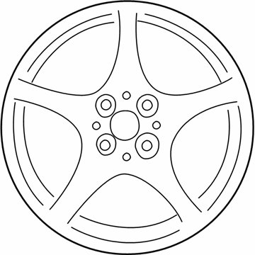 Toyota 42611-17401 Wheel, Alloy