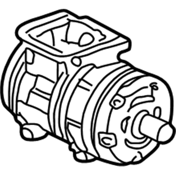 Acura 38810-P3G-003 Compressor (Denso)