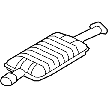 Ford 6L8Z-5230-B Muffler