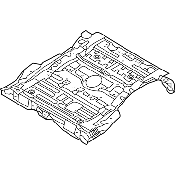 Kia 655101D500 Panel Assembly-Rear Floor